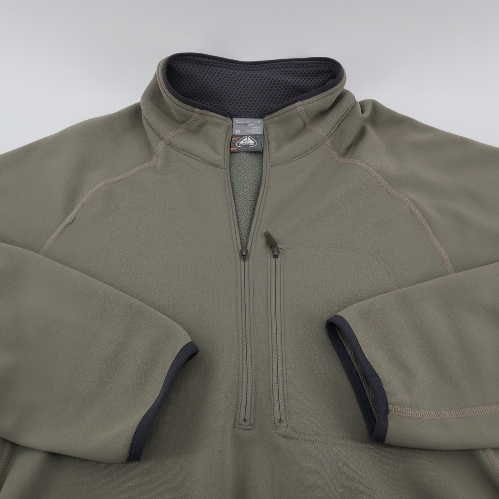 Nike ACG Therma-FIT 1/4 Zip Pullover Mens Medium Olive Green Fleece Jacket
